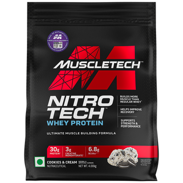 MuscleTech Nitro-Tech Whey Protein - Cookies & Cream (4kg)