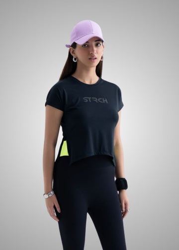 Nylon Women's Wave Crop Top