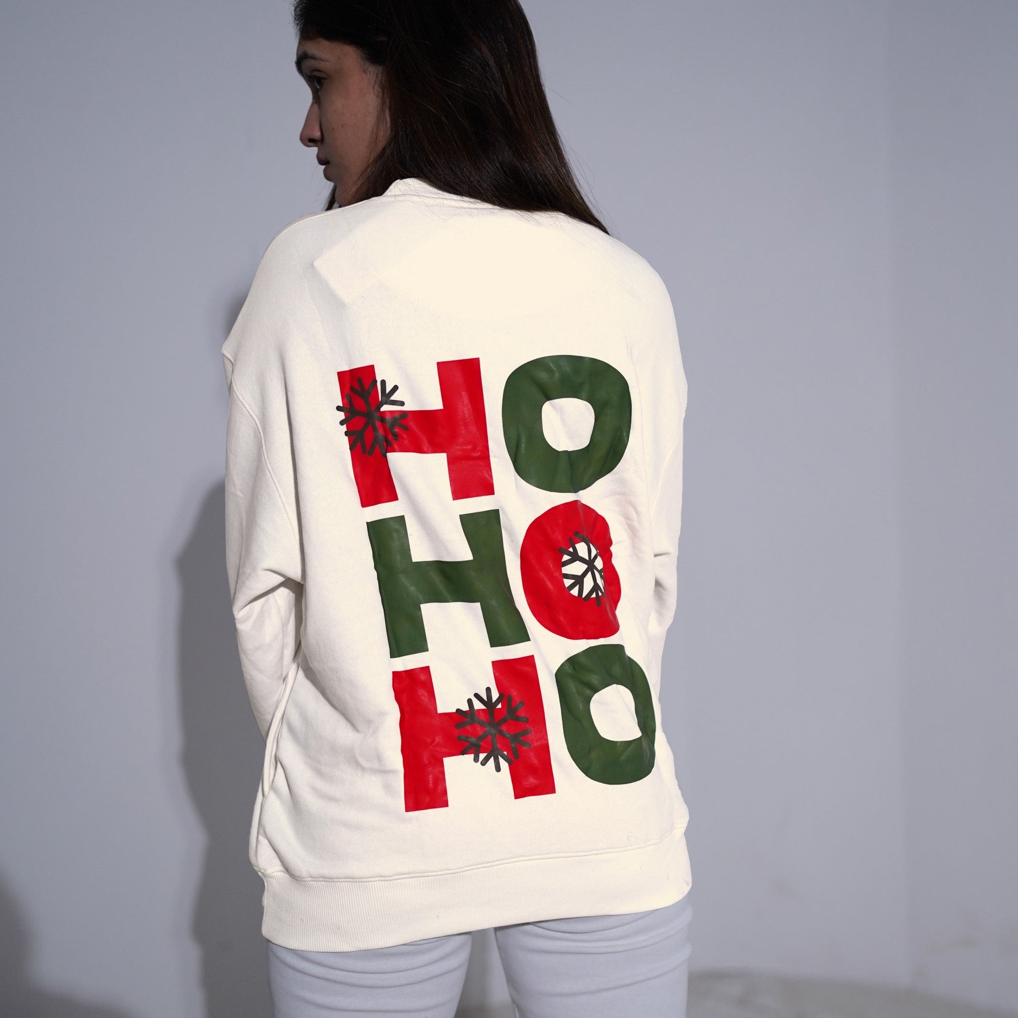 Ho Ho Ho : Heavyweight Baggy Hoodie For Women