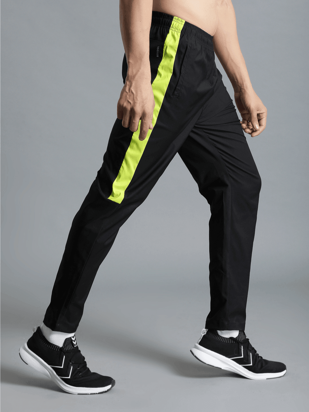 Harold Solid Regular fit Polyester Trackpants for Men with zipper pockets Comfortable Breathable Fabric Stretchable for Everyday Use Ideal for Yoga Training Gym Running or Performance - Hummel India