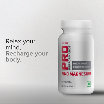 GNC Pro Performance Zinc Magnesium Amino (ZMA) Complex 60 Tablets -