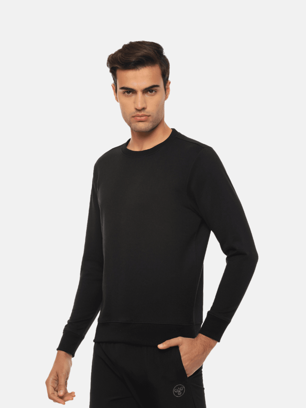 Hummel Eduk Men Black Sweatshirt B2B - Hummel India