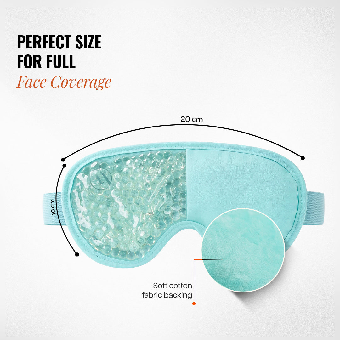 Wiselife Gel Eye Mask , gel ice eye mask , ice eye mask , ice eye mask reusable , reusable ice eye mask , reusable ice eye mask for headaches , reusable ice eye mask for sleeping , reusable ice eye mask for migraines , eye mask for migraines , eye mask , eye mask for men , eye mask for women 