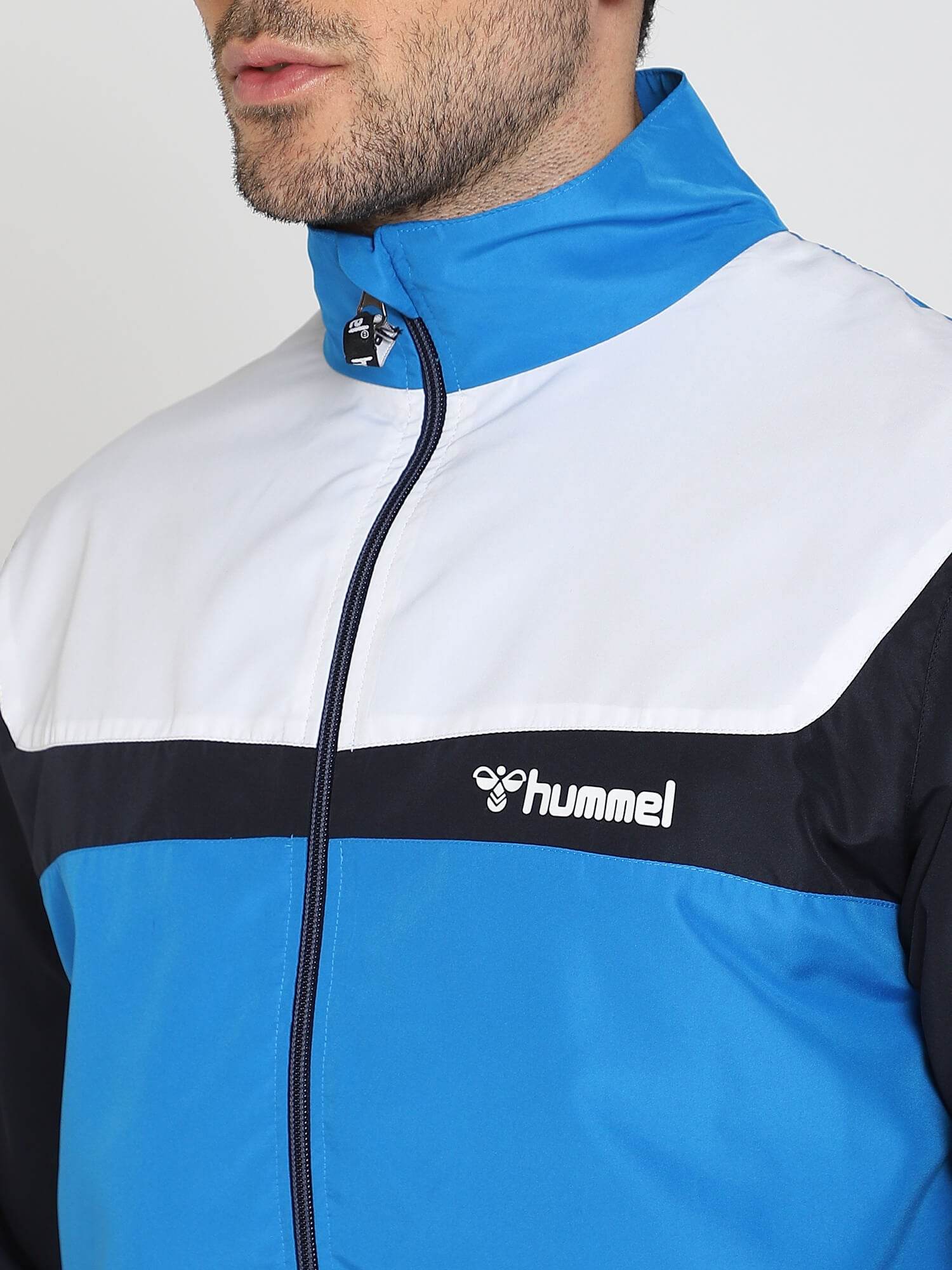 Kenny Men Polyester White Jacket - Hummel India