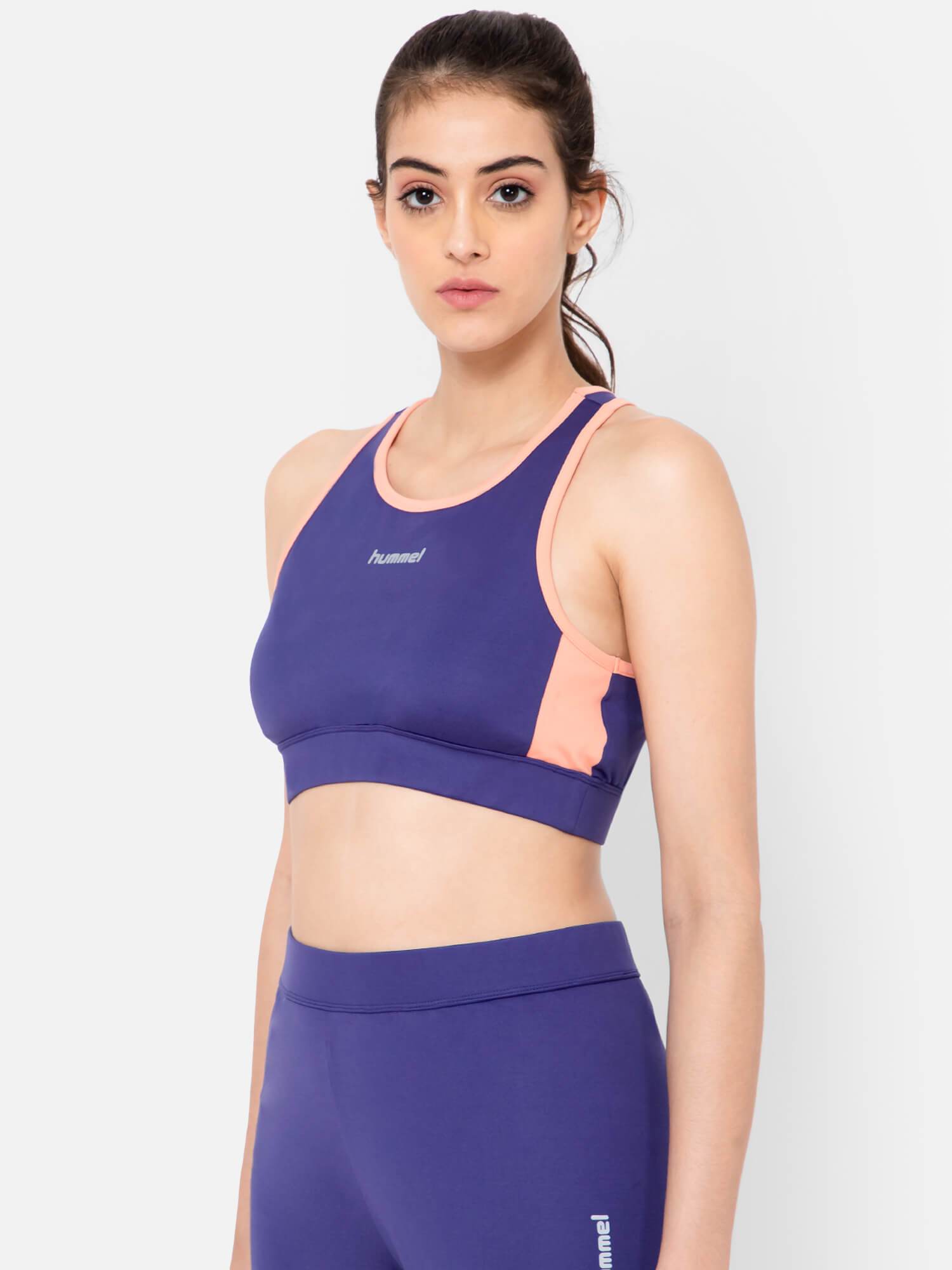 Oneal Poly Spandex Bra - Hummel India