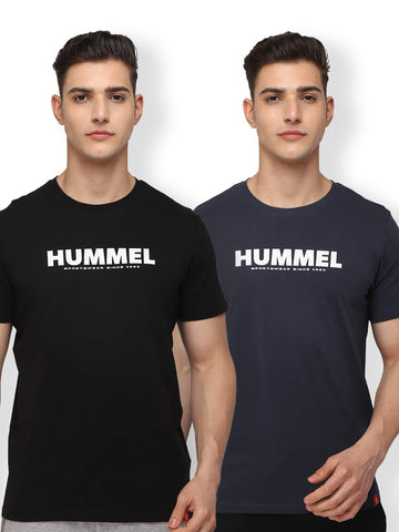 Legacy T-Shirt Pack Of 2 (Black/Blue Nights)