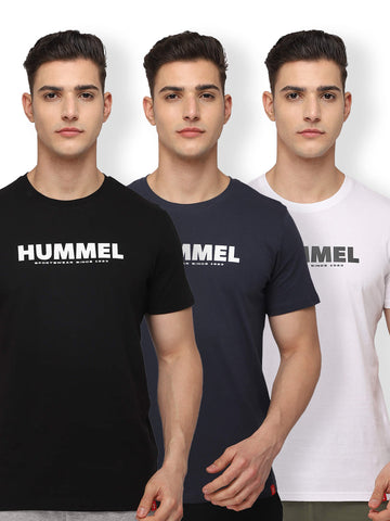 Legacy T-Shirt Pack Of 3(Black/Blue/White)