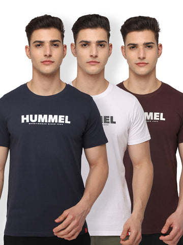 Legacy T-Shirt Pack Of 3 (Blue/White/Brown)