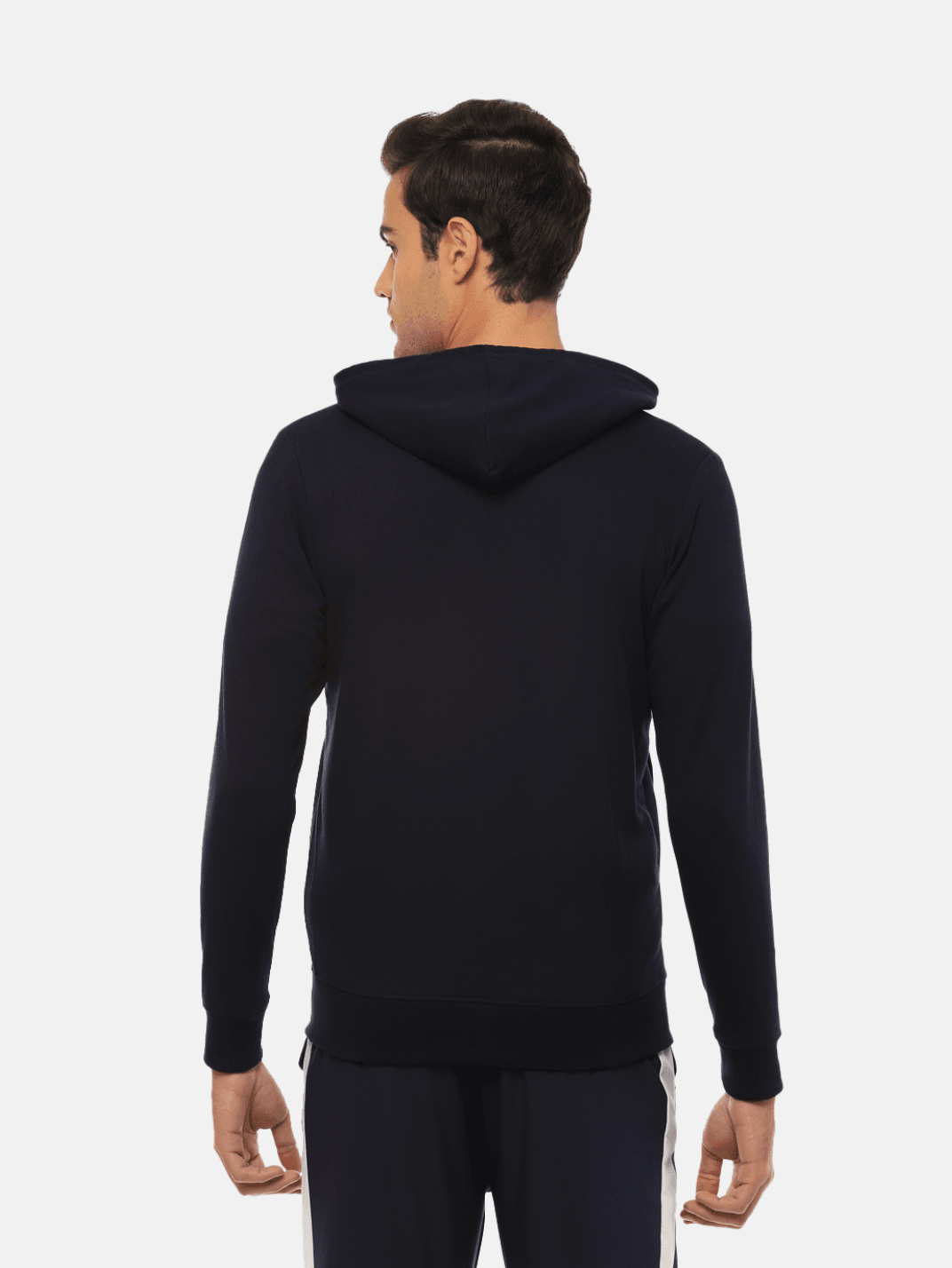 Hummel Elwin Men Blue B2B Zipper Hoodie - Hummel India