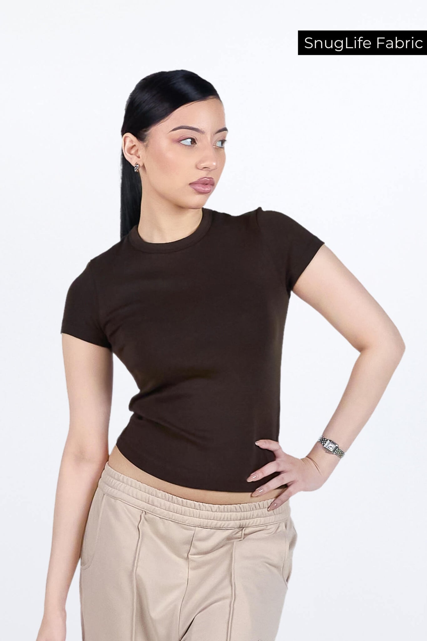 Everyday Tee in Rugged Brown