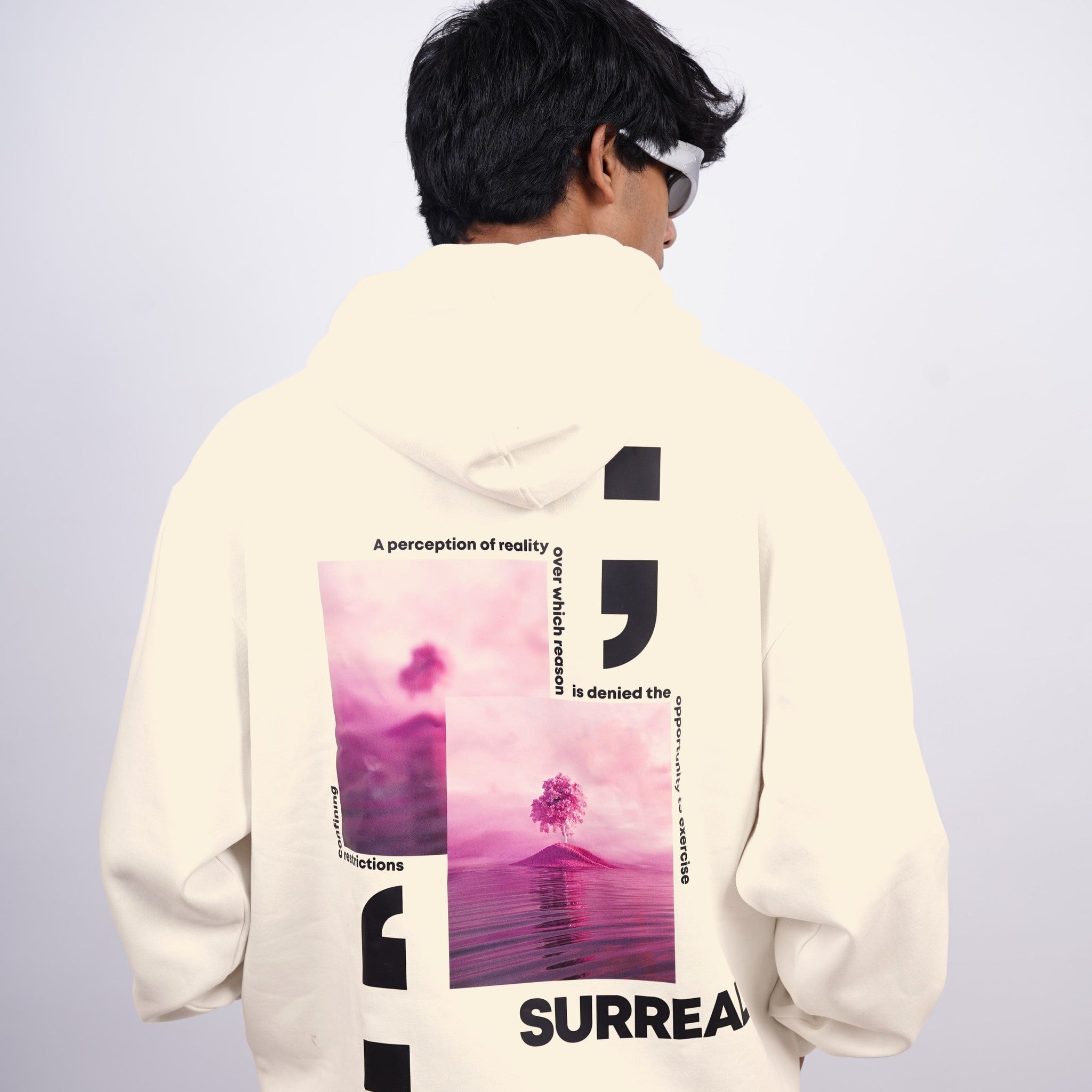 Surreal : Heavyweight Baggy Hoodie For Men and Women