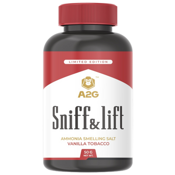 A2G Sniff & Lift Ammonia smelling Salt - LIMITED EDITION : VANILLA TOBACCO - A2G Lifestyle