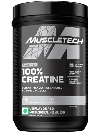 Muscletech Platinum Creatine - Unflavoured - 100gm