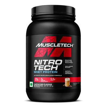Muscletech Nitrotech Whey Protein - Cappuccino (907g)