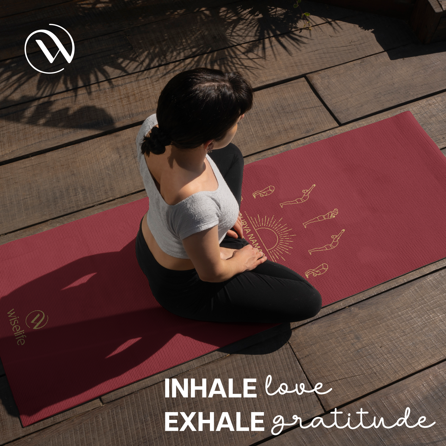 Purpose Printed TPE Yoga Mat-6mm