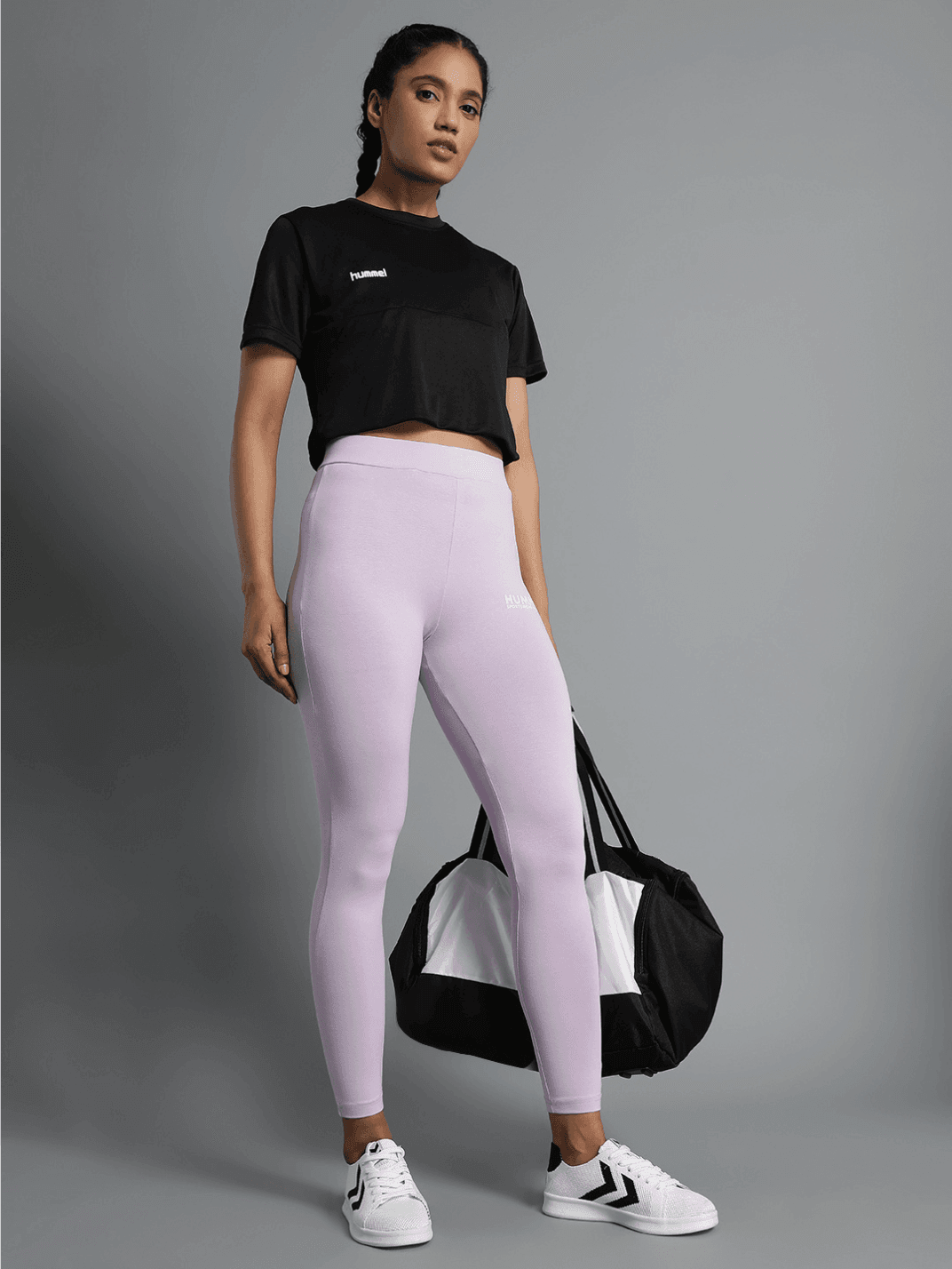 Daily Slim Fit Cotton Elastane Tights - Hummel India