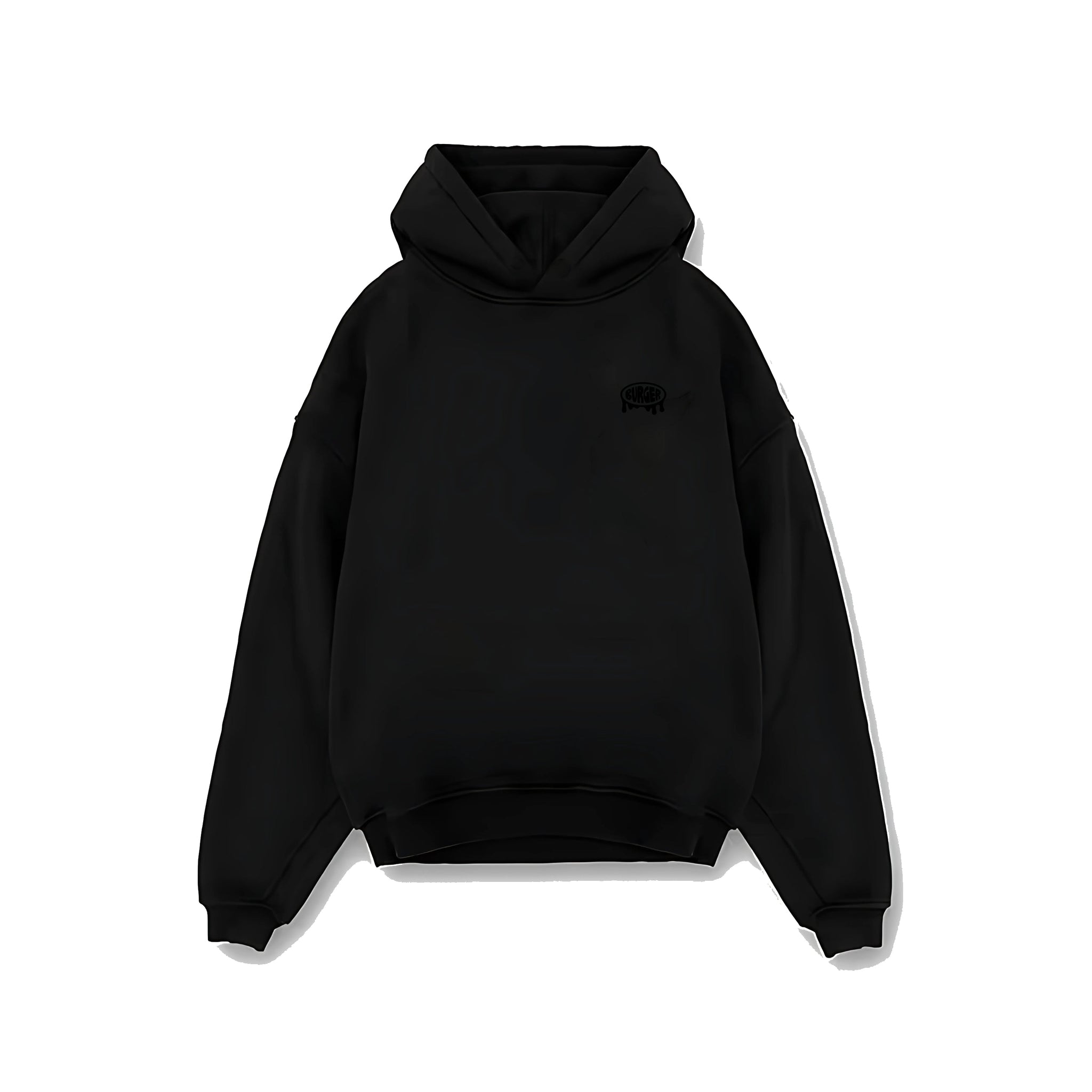 Double patty Extra Juicy Cross Neck heavyweight Hoodie (500 Gsm + 220 Gsm)