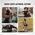 wiselife resistance tube , resistance tube set , resistance tube for full body workout , resistance tube 30-45 kg , 
resistance tube for physiotherapy  , resistance tube - set of 11 , resistance tube for home workout , resistance tube 20kg , resistance tube anti snap , resistance tube with handle