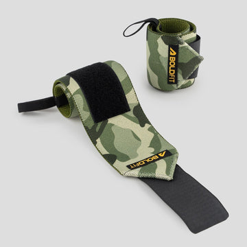 Heavy Weight Wrist Supporter - Camp Green
