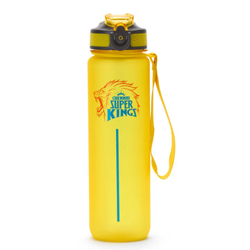 Official CSK 1 Ltr Motivational Bottle - Yellow