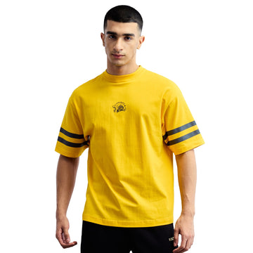 Official CSK Merch - Yellow Thala Men's Oversized T-shirt