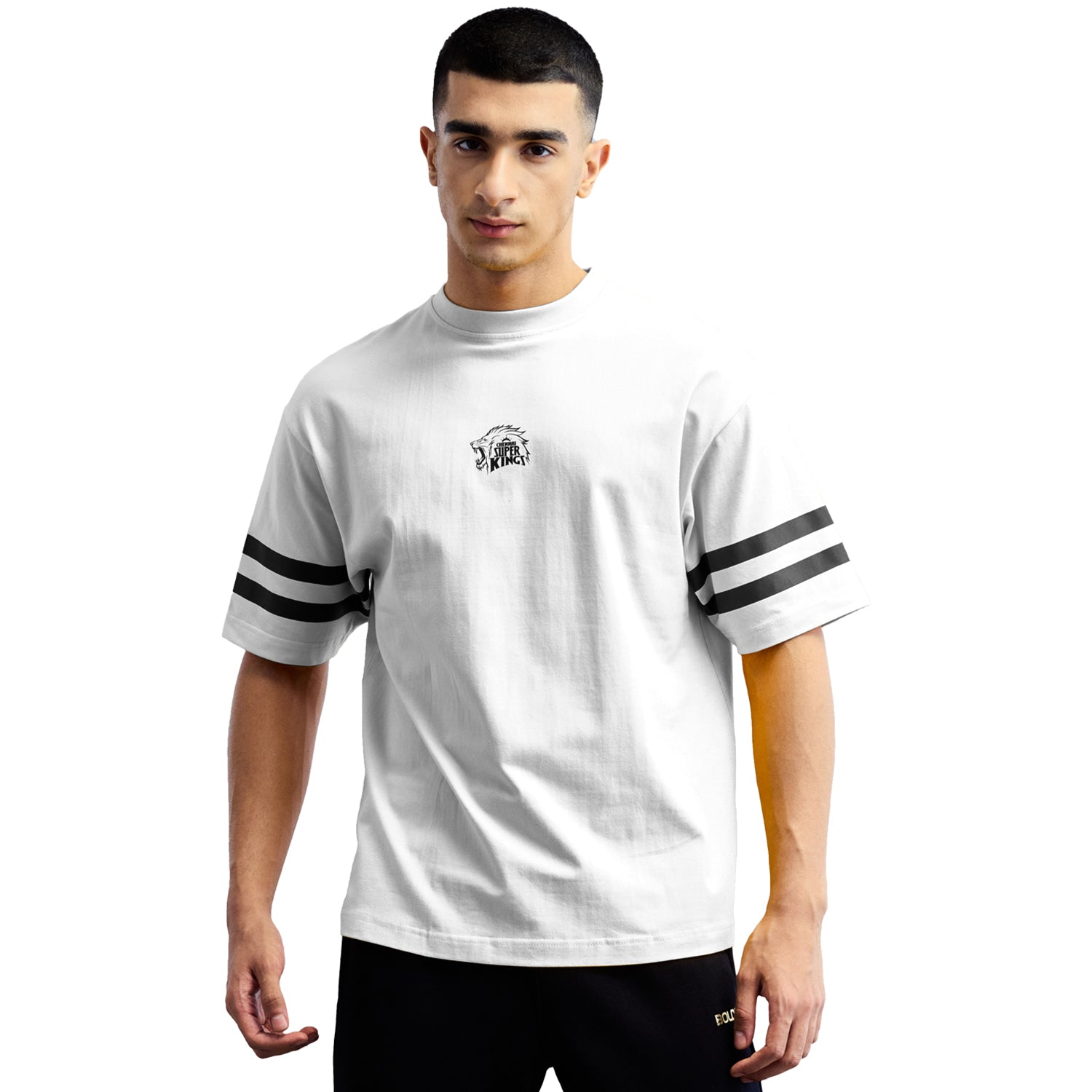 Official CSK Thala Mens Oversized T-shirt - White
