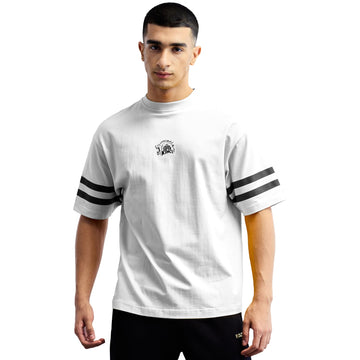 Official CSK Thala Mens Oversized T-shirt - White