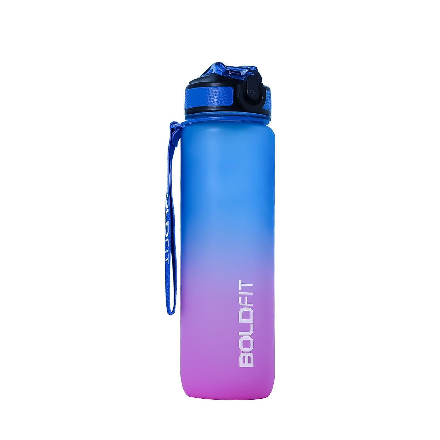 Aqua Motivational Bottle Fuchsia Blue - 1L