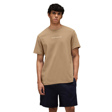 Graphic Tee Unisex Beige- Happiest On The Mat