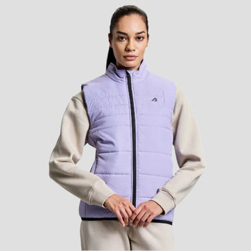 Alpine Womens Sleeveless Jacket - Lilac
