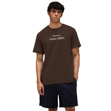Graphic Tee Unisex Brown- Asana Addict