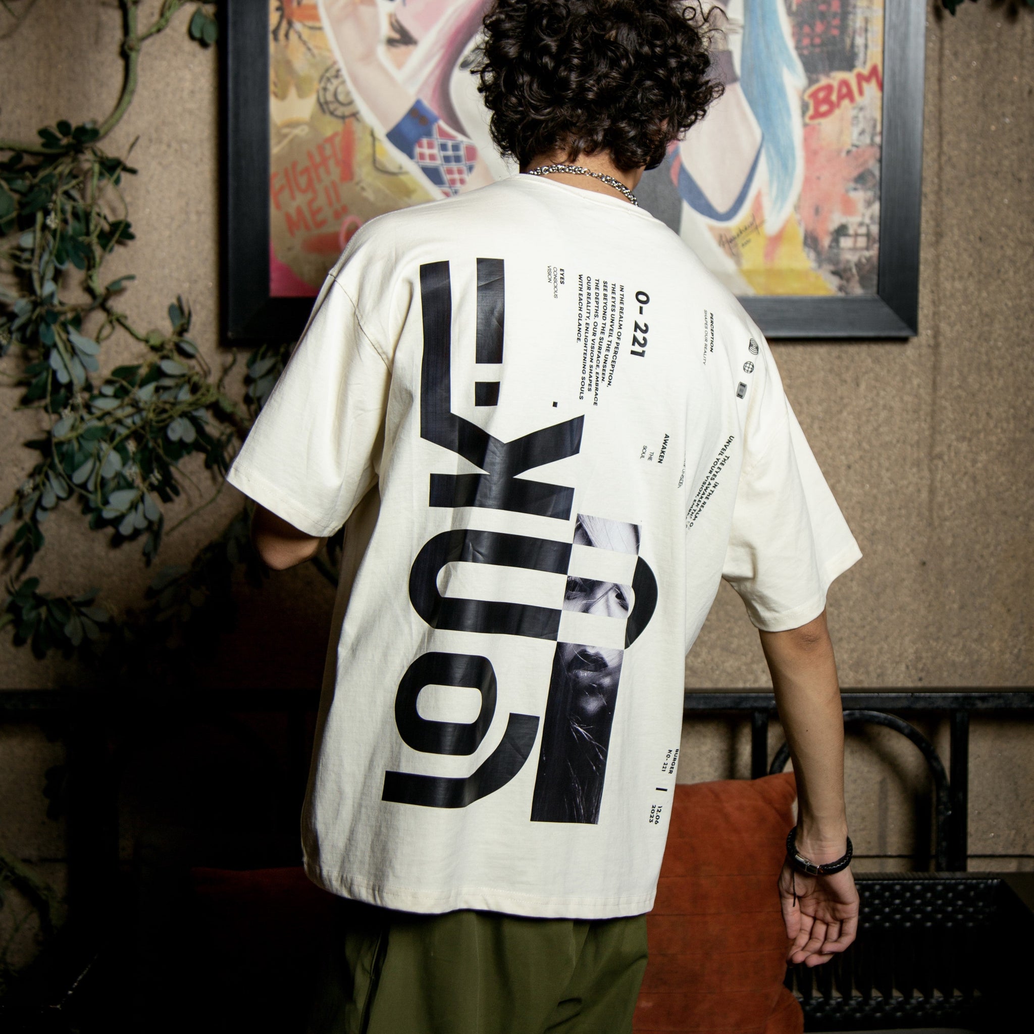 The made you look tee : Vision Drop Sleeved tee For Men and Women