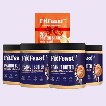 White Chocolate Lover’s Combo – 4x PB + Free Malai kulfi sachet