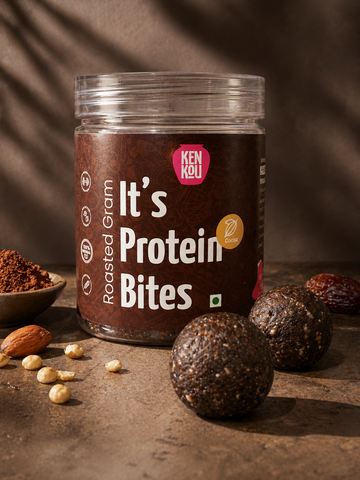 Kenkou Cocoa Protein Bites 225g – 4g Plant Protein per Bite, No Whey