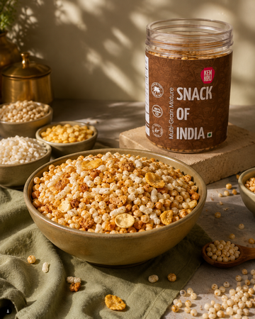 Kenkou Multi Grain Mixture 60g – Ancient Indian Grain Namkeen, No Preservatives