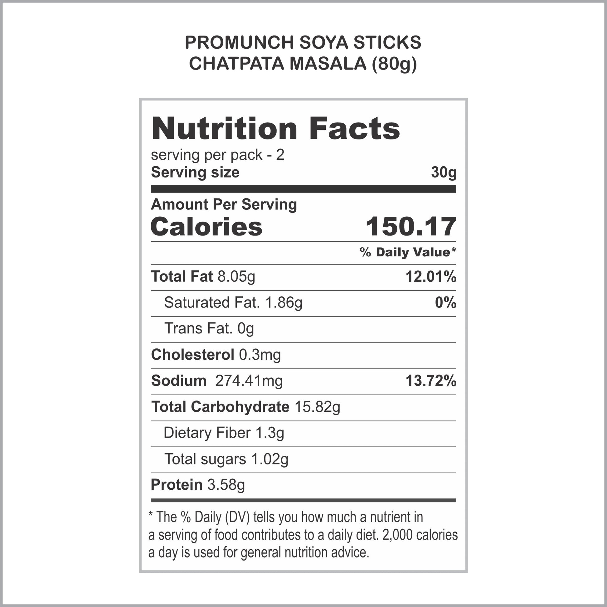 Soya Sticks Chatpata Masala - Healthy Snacking with a Spicy Kick