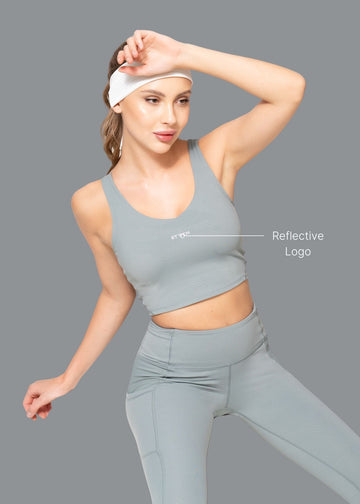 Nylon Women Emboss Elite sports bra