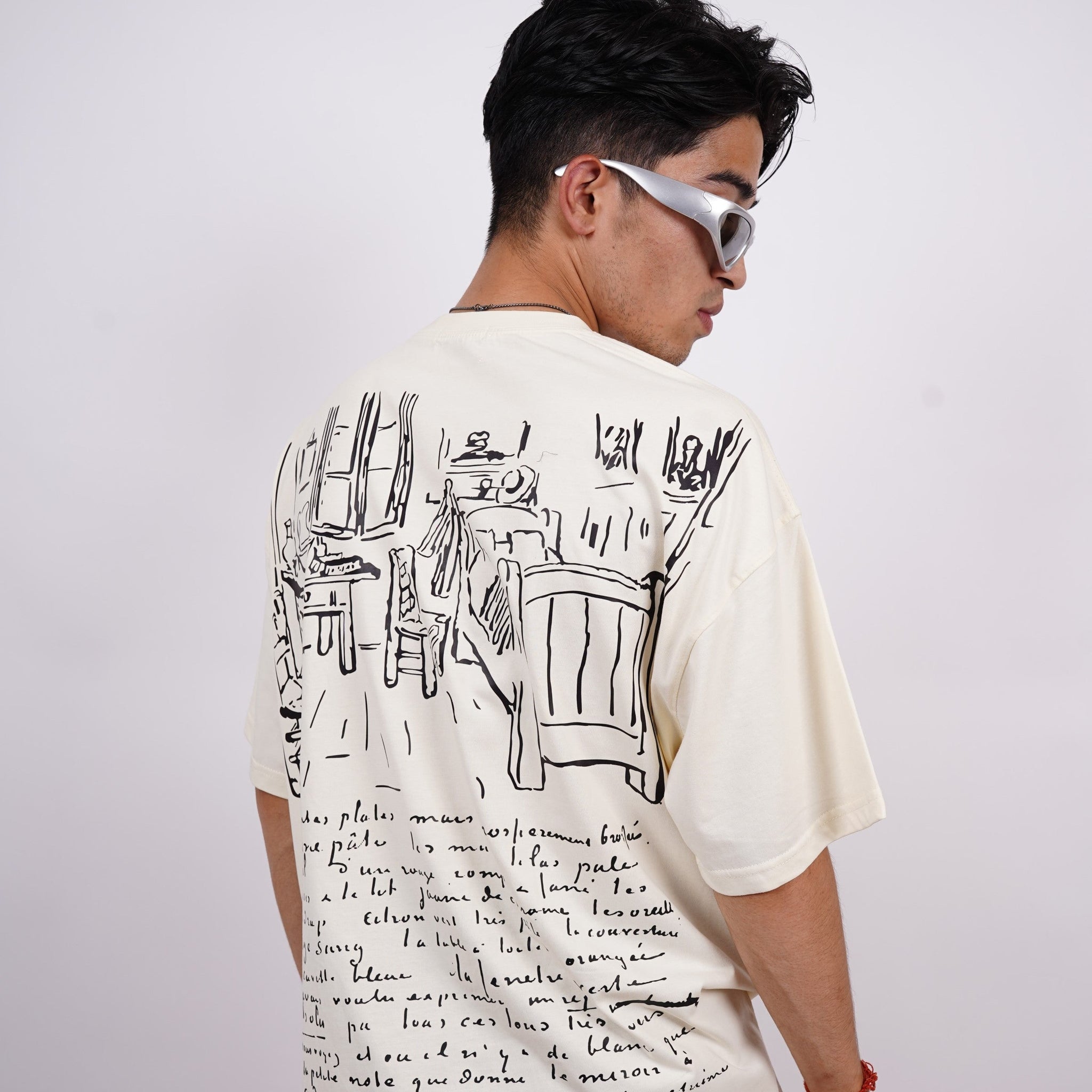 Van Gogh : Bedroom in Arles Drop Sleeved  Tee For Men and Women