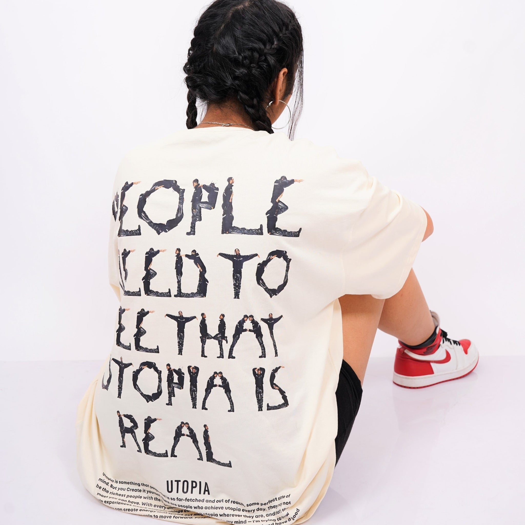 Travis Scott : Utopia is real Drop Sleeved  Tee For Men and Women