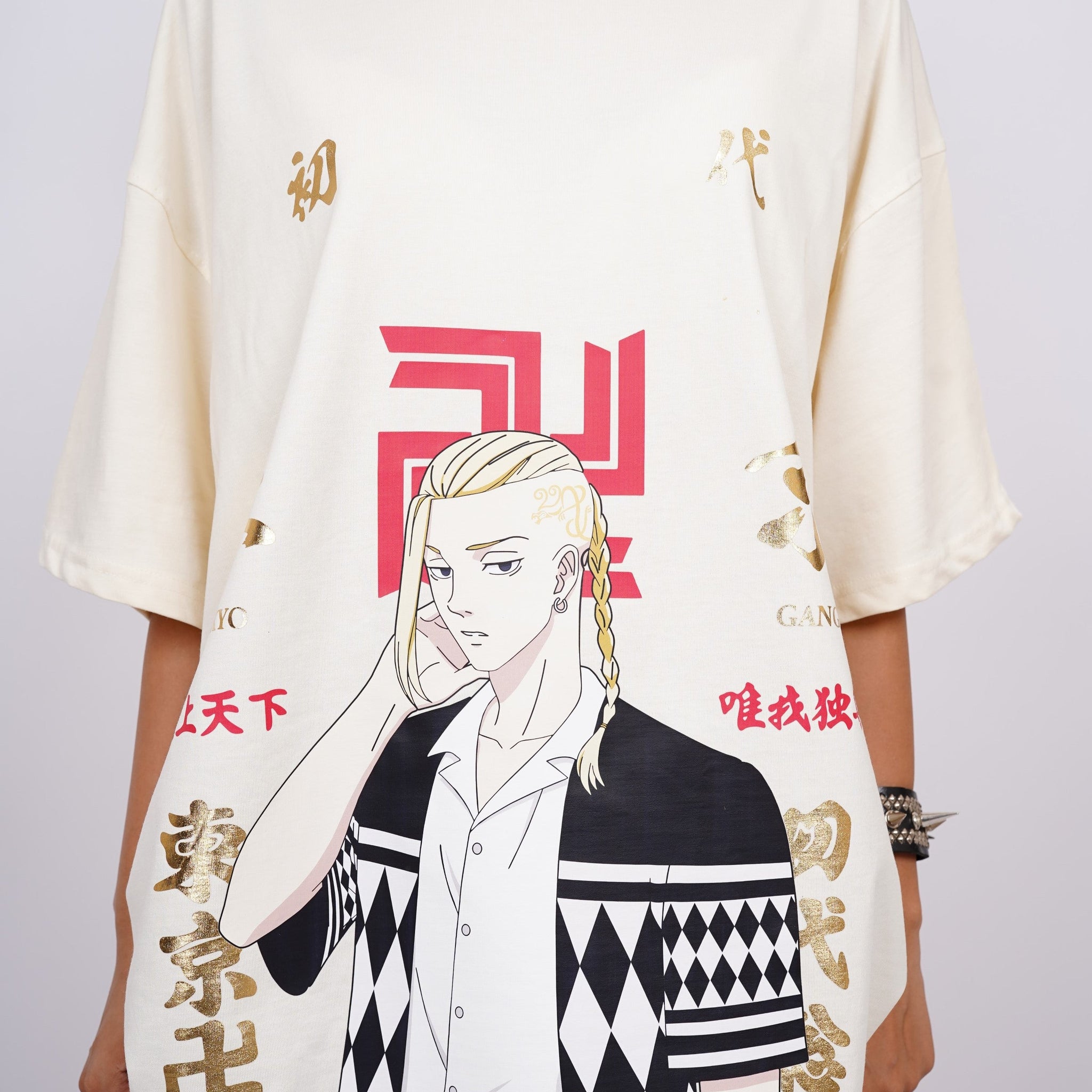 Ken Ryuguji : Tokyo Revengers Drop sleeved  Tee For Men and Women