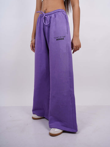 Vincent X Burger Long Flare Bomber pants For Women