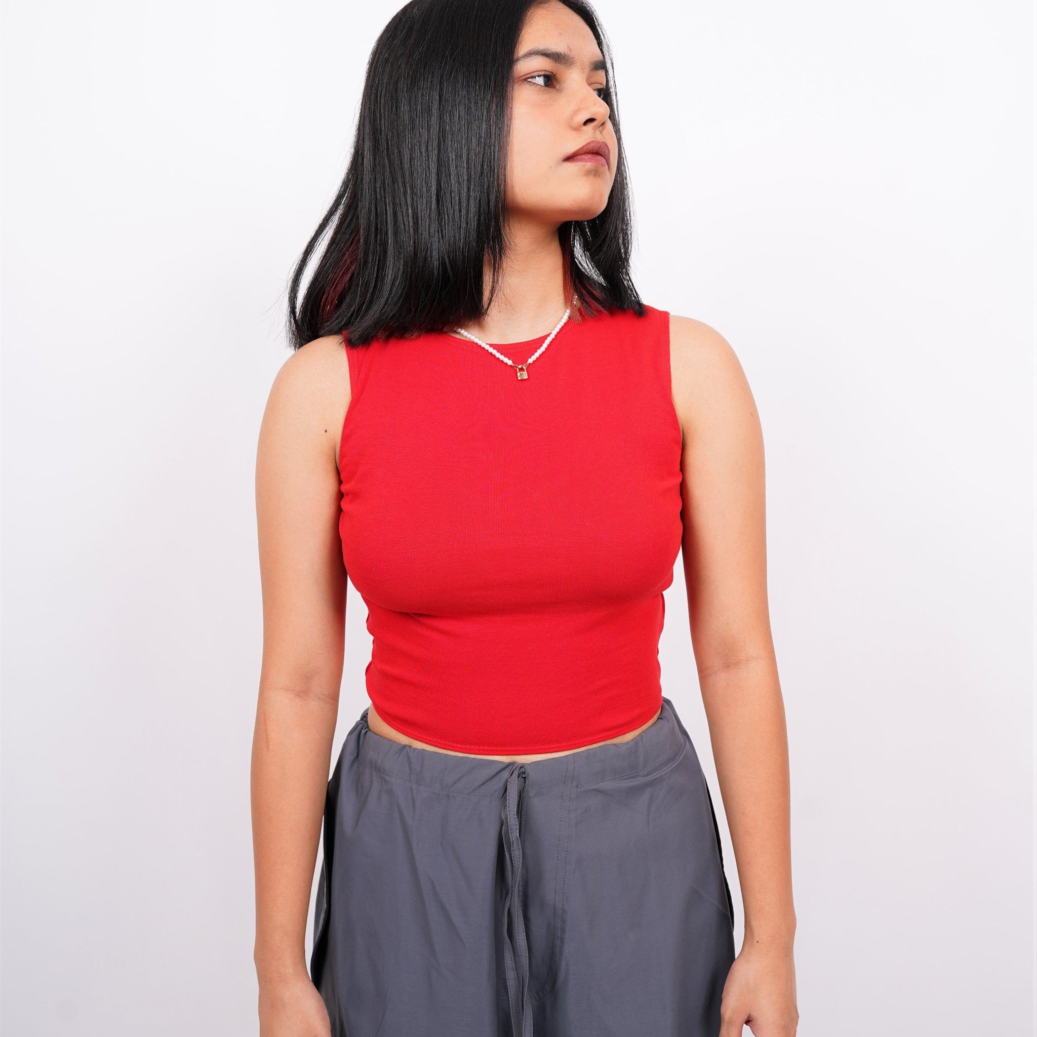 Basic : Burge Bae Sleeveless Rachel Tank For Women