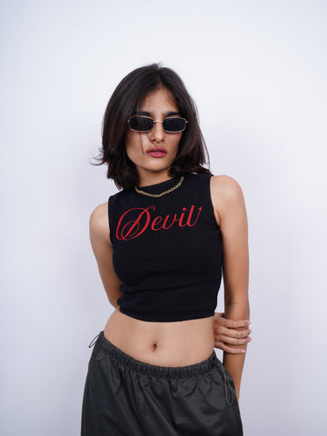 Devil : Burger Bae Sleeveless Rachel Tank For Women