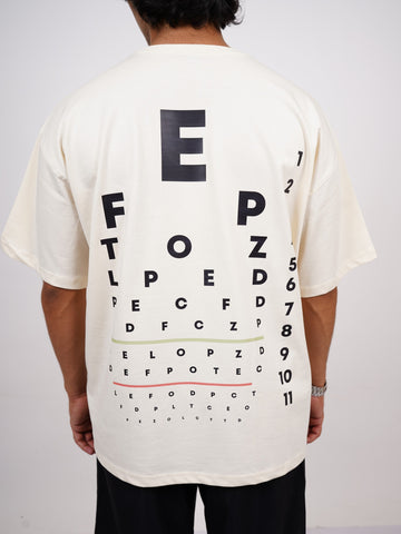 The test your vision tee : Vision Drop Sleeved  tee   For Men and Women