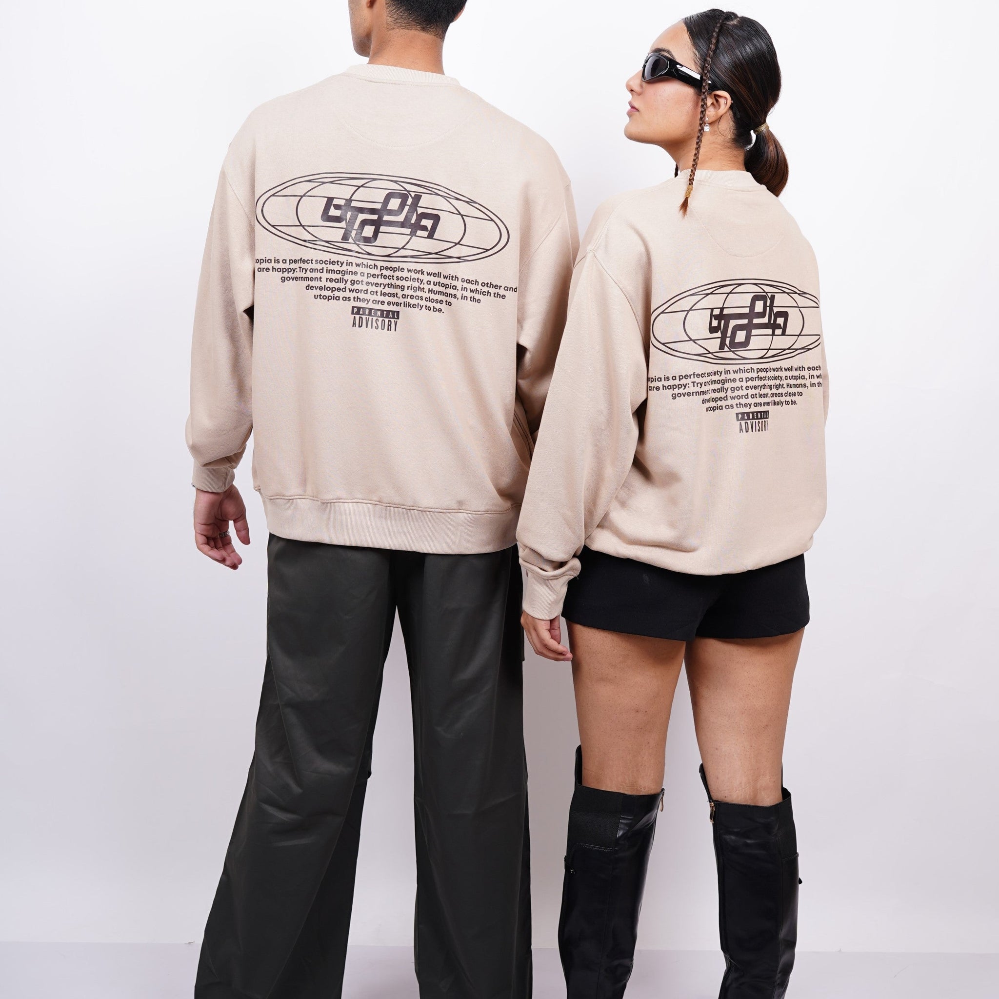 Travis Scott : The Pyramids Heavyweight Baggy Sweatshirt For Men And Women