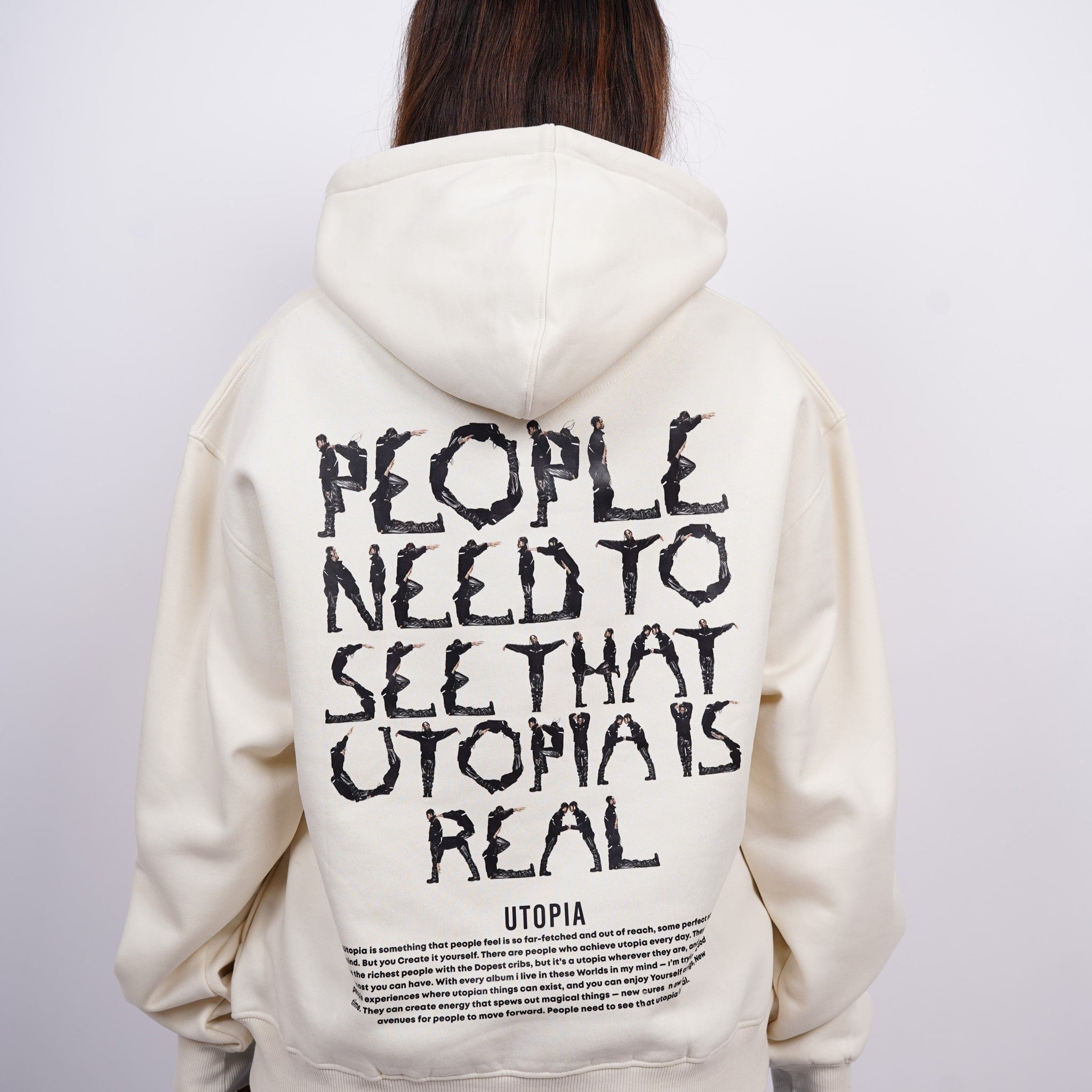 Travis Scott : Utopia is real : Heavyweight Baggy Hoodie For Men and Women