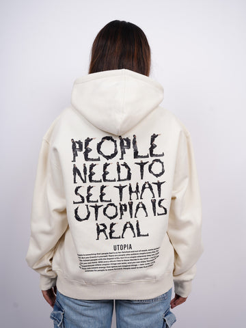 Travis Scott : Utopia is real : Heavyweight Baggy Hoodie For Men and Women