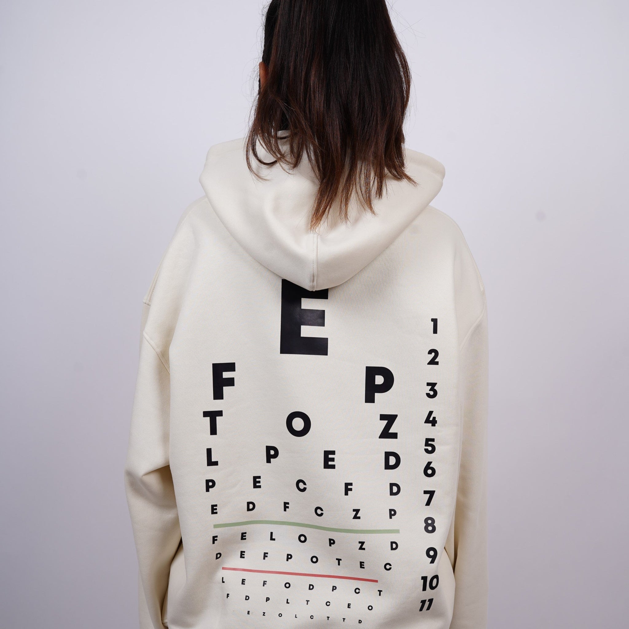 The test your vision Hoodie : Vision Heavyweight Baggy Hoodie For Men and Women