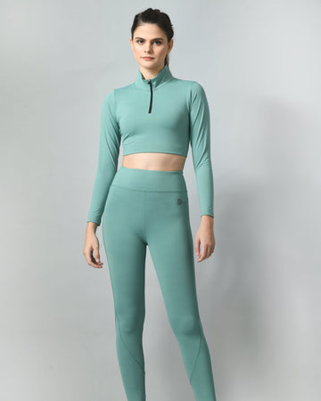 Flex- on Quarter Zip Co-ord Set