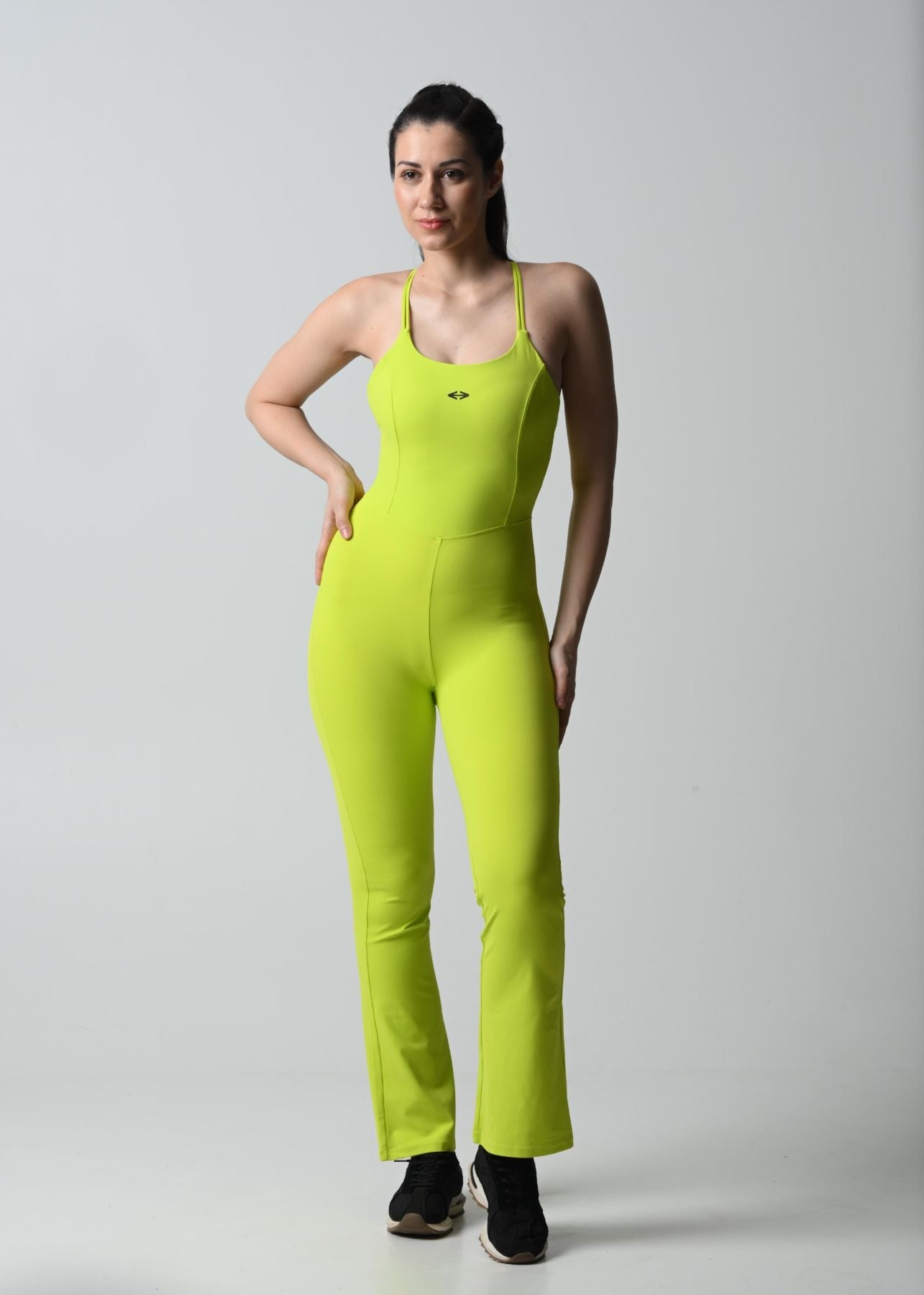 Criss-cross back jumpsuit